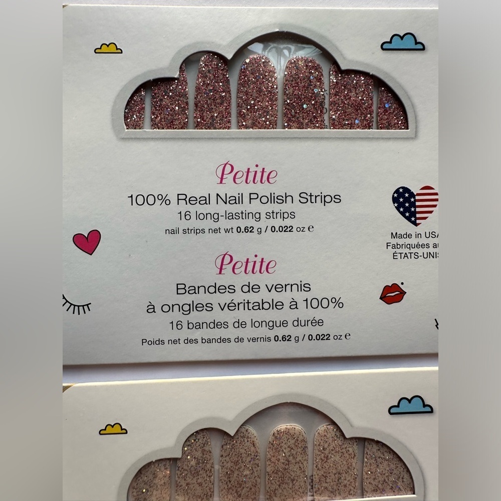 Color Street Nail Polish Strips Petite Lot Of 3 New See Description Sparkly - Picture 2 of 5